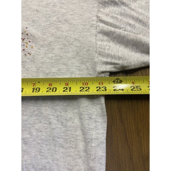 Hawaii Grey Floral Graphic Tee Happy Shirts One Size Fits Most - Picture 4 of 5